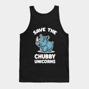 Save The Chubby Unicorns - Rhino Tank Top